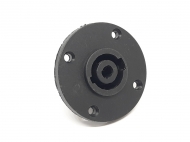 Гнездо Speakon 4PIN круглое монтажное на панель