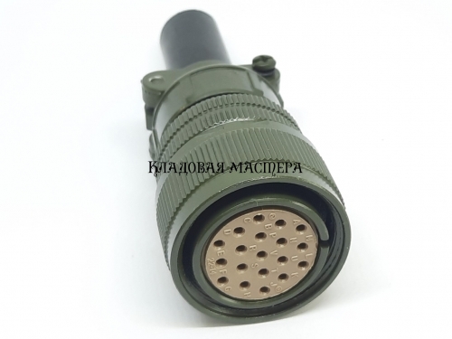 Штекер MS3106A22-14S 19PIN прямой на кабель фото 1 Штекер MS3106A22-14S 19PIN прямой на кабель фото 1