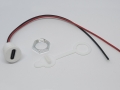 Гнездо USB type-C белое с проводами 2pin панельное