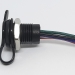 Гнездо USB type-C черное с проводами 5pin панельное фото 2