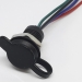 Гнездо USB type-C черное с проводами 5pin панельное фото 3