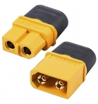 Роз'єм пара XT60H-M + XT60H-F з кожухом