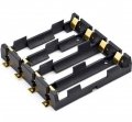 Батарейный отсек SMD 18650 четыре секции