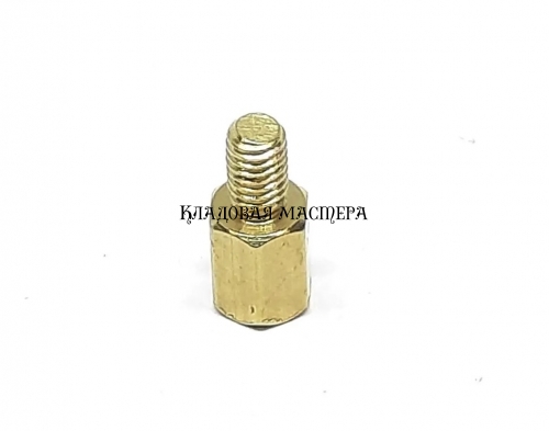 Стойка латунная M2*6+4 фото 1