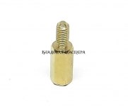 Стойка латунная M2*10+4