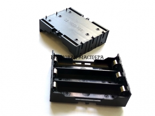 Батарейний відсік CD-18650-PC6 три секції фото 1
