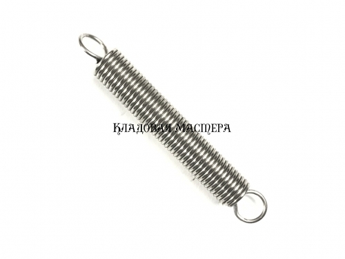 Пружина растяжения 1x8x60 мм нержавеющая фото 1